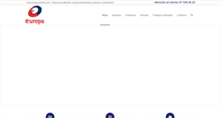 Desktop Screenshot of et-europa.com